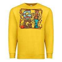 Lemon Fall Autumn Leopard Gigi Premium Sweatshirt - LillyAllenDesigns