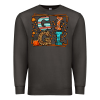 Smoke Fall Autumn Leopard Gigi Premium Sweatshirt - LillyAllenDesigns