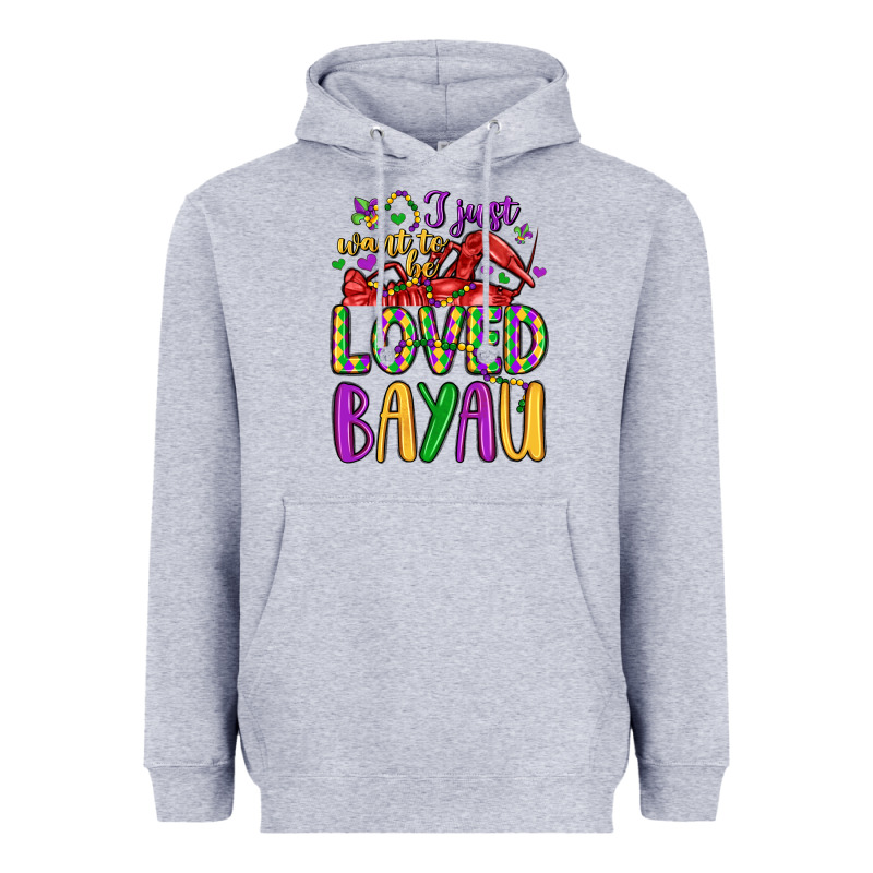 I Just Want To Be Loved Bayau Heavyweight Hoodie by LillyAllenDesigns | Teevron