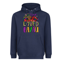 Navy i just want to be loved bayau Heavyweight Hoodie - LillyAllenDesigns