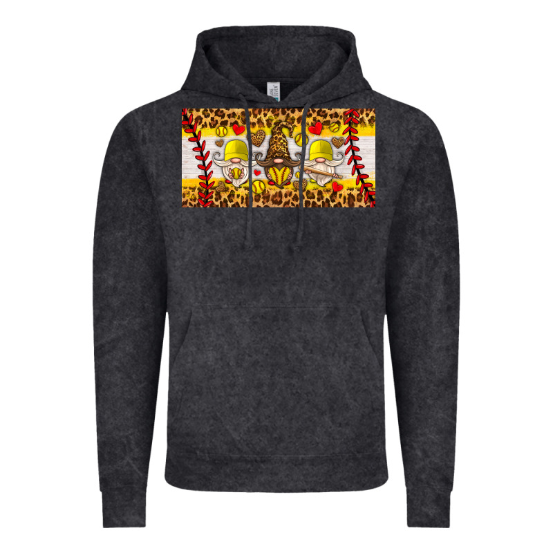 Softball Gnome License Plate Vintage Hoodie by HRA Design Shop | Teevron