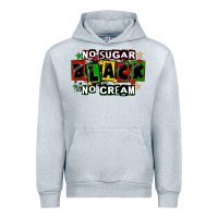 Heather Grey no sugar no cream black Urban Hoodie - CowGirlArtShop