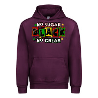 Mauve Wine no sugar no cream black Urban Hoodie - CowGirlArtShop