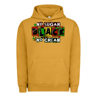 Pigment Peanut Butter no sugar no cream black Urban Hoodie - CowGirlArtShop