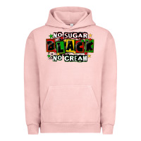 Pigment Salmon no sugar no cream black Urban Hoodie - CowGirlArtShop