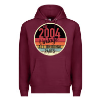 Burgundy 15th Birthday gift Vintage 2004 Premium Hoodie - Bettercallsaul