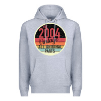 Heather Grey 15th Birthday gift Vintage 2004 Premium Hoodie - Bettercallsaul