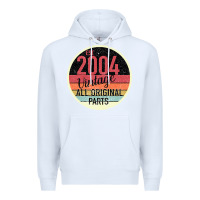 White 15th Birthday gift Vintage 2004 Premium Hoodie - Bettercallsaul