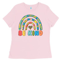 Bubblegum Pink be kind autism Ladies Tee - MaliasSmallBusiness