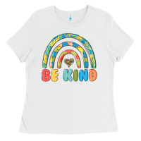 White be kind autism Ladies Tee - MaliasSmallBusiness