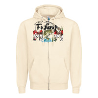 Sandshell fishing mom Zipper Hoodie - MaliasSmallBusiness
