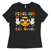 Black peace out 2024 4th grade Ladies Tee - JahusDesignShop