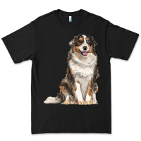 Black Australian shepherd Premium Tee - RanaPortraitStore