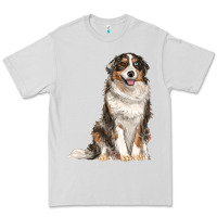 Dove Grey Australian shepherd Premium Tee - RanaPortraitStore