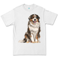 White Australian shepherd Premium Tee - RanaPortraitStore