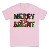Bubblegum Pink merry and bright Classic Tee - AdoDesignShop