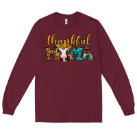 Burgundy thankful mama baby calf Long Sleeve Tee - Jasminsmagicworld