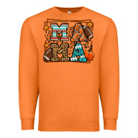 Carrot Fall American Football Autumn Mama Premium Sweatshirt - LillyAllenDesigns
