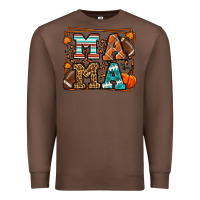 Chestnut Fall American Football Autumn Mama Premium Sweatshirt - LillyAllenDesigns