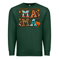Sports Green Fall American Football Autumn Mama Premium Sweatshirt - LillyAllenDesigns