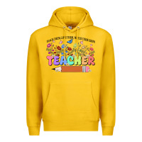 Lemon teacher wildflowers kopyası Premium Hoodie - JahusDesignShop
