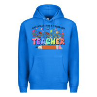 True Royal teacher wildflowers kopyası Premium Hoodie - JahusDesignShop