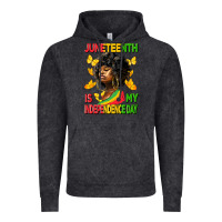 Vintage Black juneteenth is my independence day Vintage Hoodie - HRA Design Shop