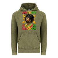 Vintage Olive juneteenth is my independence day Vintage Hoodie - HRA Design Shop
