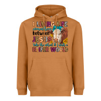 Meerkat i living life somewhere between jesus take the whe Heavyweight Hoodie - LillyAllenDesigns