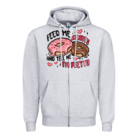 Feed Me Donuts And Tell Me I'm Pretty Zipper Hoodie | Teevron