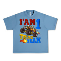 Pebble Blue i'am one truck yeah Urban Heavy Tee - Artiststas