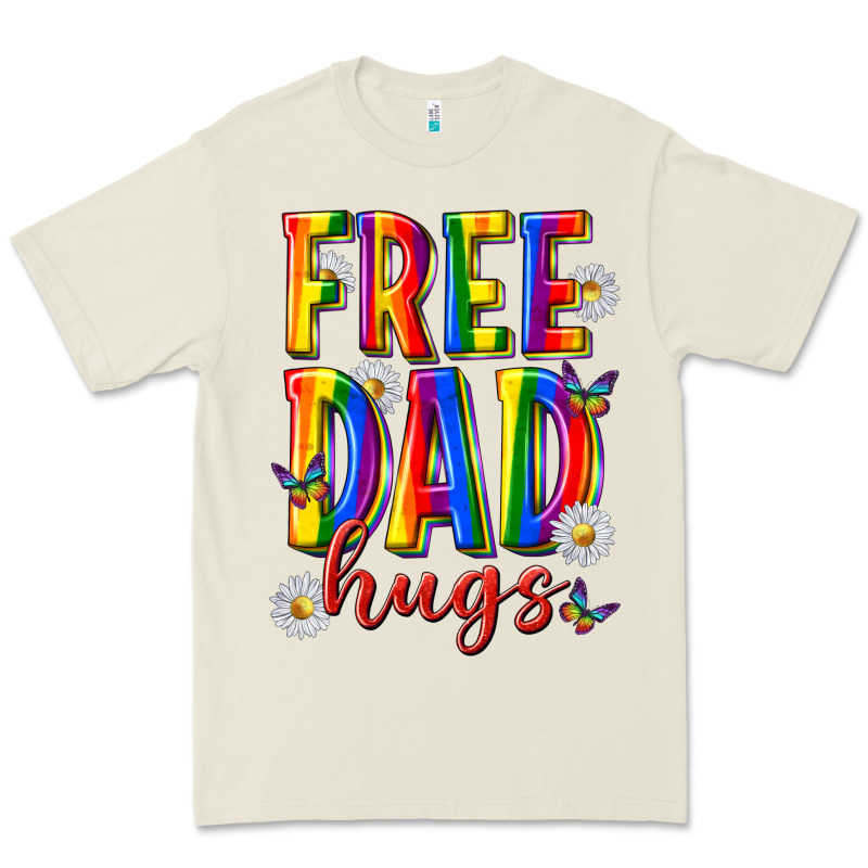 Free Dad Hugs Premium Tee by texasbilliewilder | Teevron
