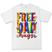 White free dad hugs Premium Tee - texasbilliewilder