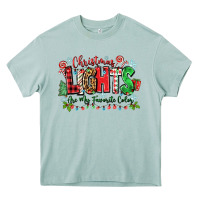 Christmas Lights Are My Favorite Color Heavy Core Tee | Teevron