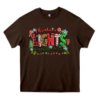 Chocolate Brown christmas lights are my favorite color Heavy Core Tee - Zillion Design Studio