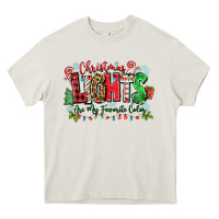 Cream christmas lights are my favorite color Heavy Core Tee - Zillion Design Studio