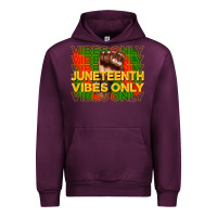 Mauve Wine juneteenth vibes only Urban Hoodie - CowGirlArtShop