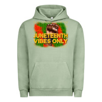 Pigment Oil Green juneteenth vibes only Urban Hoodie - CowGirlArtShop