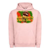 Pigment Salmon juneteenth vibes only Urban Hoodie - CowGirlArtShop