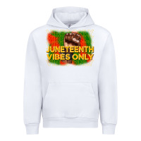 White juneteenth vibes only Urban Hoodie - CowGirlArtShop