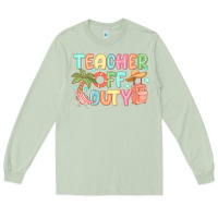 Matcha teacher off duty summer Long Sleeve Tee - JahusDesignShop