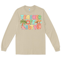 Mushroom teacher off duty summer Long Sleeve Tee - JahusDesignShop