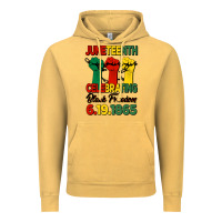 Vintage Mustard juneteenth celebrating black freedom Vintage Hoodie - HRA Design Shop
