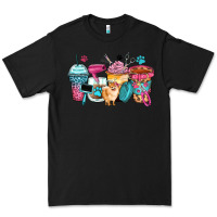 Black pet groomer coffee cups Premium Tee - Zillion Design Studio