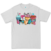 Dove Grey pet groomer coffee cups Premium Tee - Zillion Design Studio