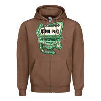 Chestnut st patricks day ırısh pub Zipper Hoodie - MaliasSmallBusiness