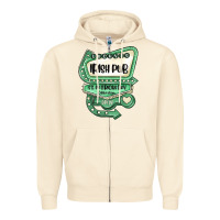 Sandshell st patricks day ırısh pub Zipper Hoodie - MaliasSmallBusiness