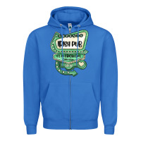 True Royal st patricks day ırısh pub Zipper Hoodie - MaliasSmallBusiness