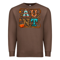 Chestnut Fall Autumn Leopard Aunt Premium Sweatshirt - LillyAllenDesigns