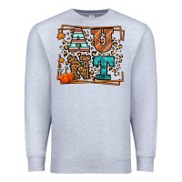 Heather Grey Fall Autumn Leopard Aunt Premium Sweatshirt - LillyAllenDesigns